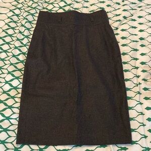 Burberry wool cashmere pencil skirt